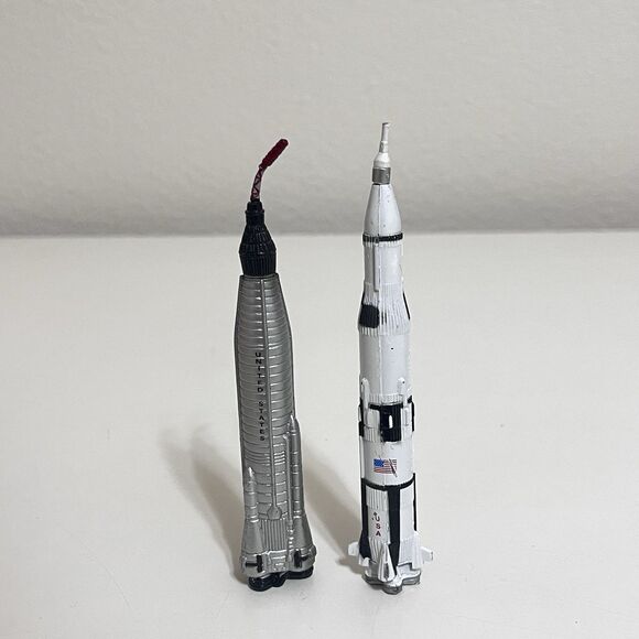 Space Voyagers NASA Figures Lot of 7 Apollo Mercury Atlas Space Shuttle 2000 - Picture 2 of 14